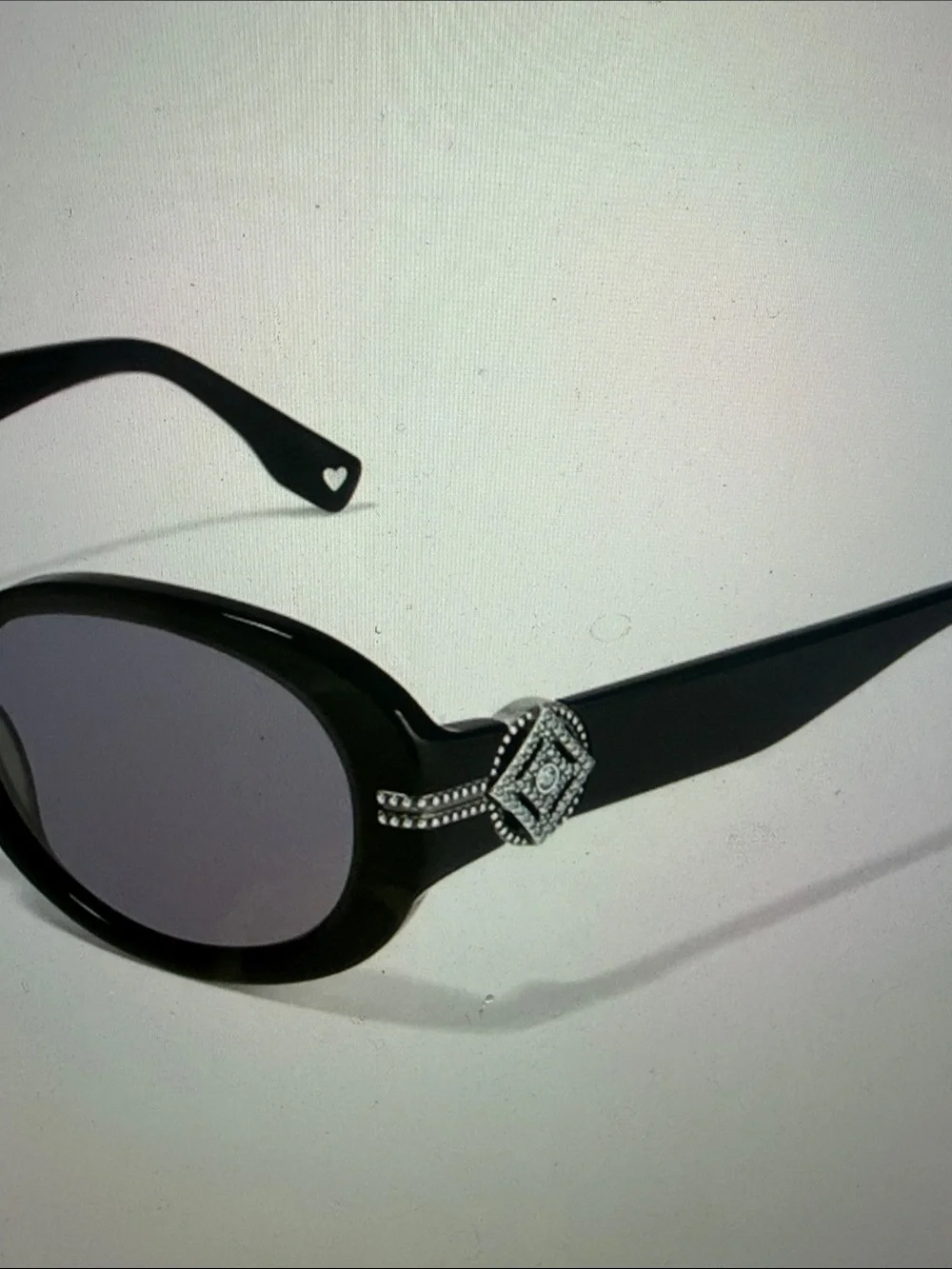 😎🆕 Brighton ILLUMINA Black Crystal Accent Women's Sunglasses NWT $168